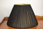 .French drum. Organza silk black with soft gold inside. Klicka för stor bild och info.