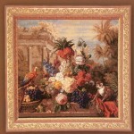 GOBELÄNG 9084 Bouquet Exotique.  150x150. Klicka för stor bild