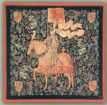 GOBELÄNG 9097 Le chevalier. 150x150. Klicka för stor bild