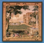 GOBELÄNG 9125 Verdure fontaine 150x150. Klicka för stor bild.