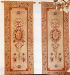 GOBELÄNG 8021 PorteCupidon  och 8033 Portiere Bouquet 187x75 cm.-B. Klicka för stor bild och info.