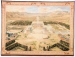 GOBELÄNG 9239 Vue de Versailles vers 1668. 150x200 och 110x150 cm. Klicka för stor bild och info.