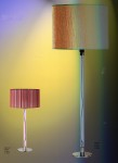 Lampfot TREBIO 32579NIA-CLR. 49x16.  Golvlampfot TREBIO 32730NIA-CLR. 132x255. Även annan skärm.